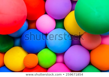 Imagine de stoc: Many Bright Colorful Balloons Seamless Pattern