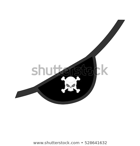 Stock photo: Eye Patch Isolated Pirate Accessory Skull Jolly Roger