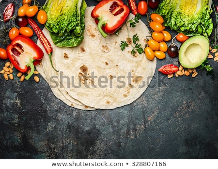 Stock photo: Various Mexican Food Ingredients