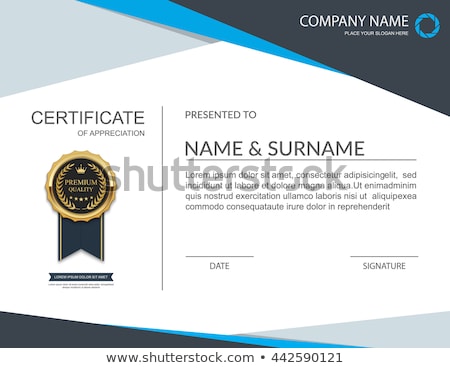 [[stock_photo]]: Certificate Template For Gold Medal