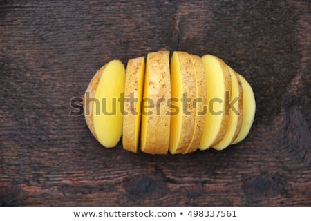 Stok fotoğraf: Sliced Yellow Potatoes