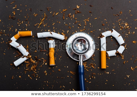 Stock fotó: Cigarettes Spelling No