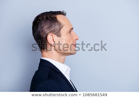 Stockfoto: Wear View Of Businessman With Grey Hair