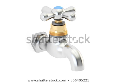 Foto d'archivio: Repair Water Tap Isolated 3d Illustration