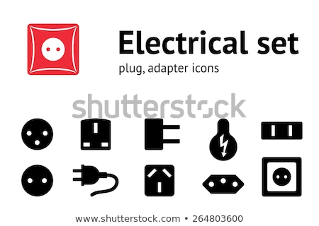 Stockfoto: Israel Electrical Socket Icon