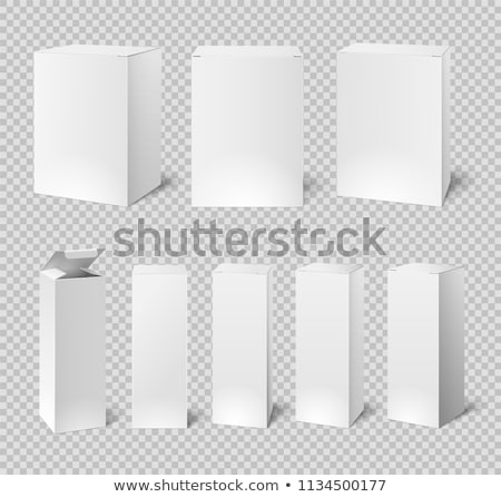 Foto stock: White Product Package Box
