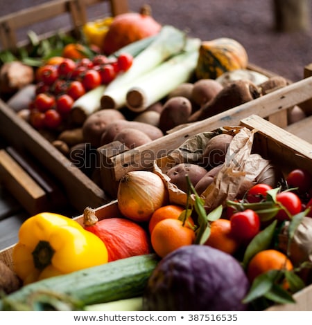 [[stock_photo]]: Natural Product Bio Ingredients Pumpkin And Pepper