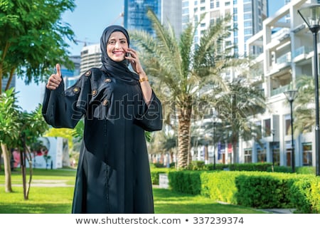 Stock photo: Thumb Up Muslim Woman