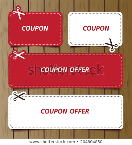 Stockfoto: Cutting Coupons