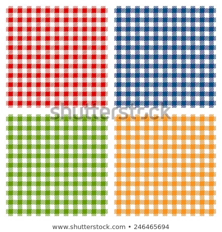 Сток-фото: Blue Table Cloth Seamless Pattern