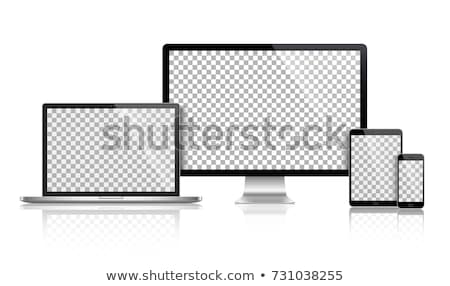 Stock foto: Vector Laptop Tablet Monitor And Phone