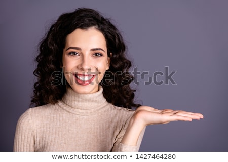 Foto stock: Hand Holding Invisible Object