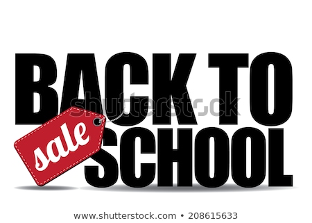 Stock fotó: Back To School Sale Eps 10