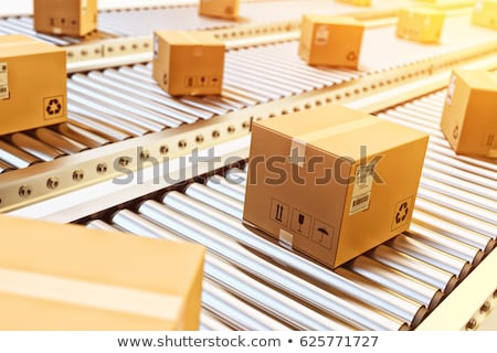 Stockfoto: Sorting Distribution Warehouse