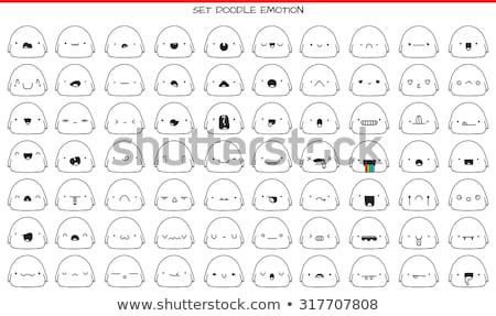 Zdjęcia stock: Monster Emojis Set Of Emoticons Icons Isolated