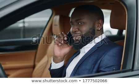 Сток-фото: Portrait Of A Cheerful Young Afro American Man