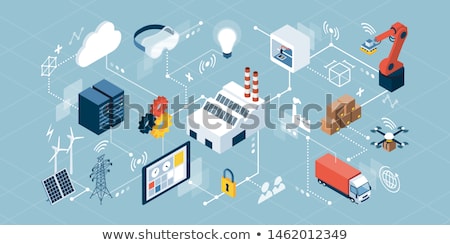 Stock foto: Isometric Industry