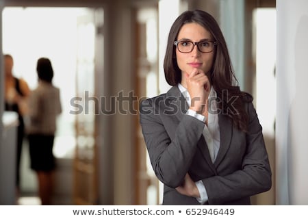 Stock foto: Business Woman Is Tough