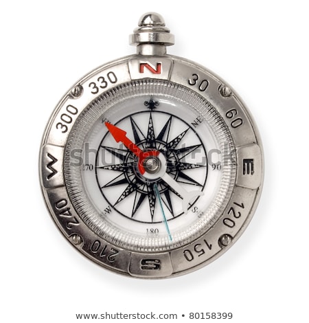 Stock photo: Silver Compass