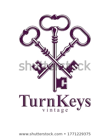Foto stock: Keys And Labels