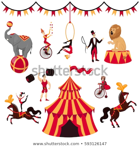 Stock photo: Set Of Circus Element