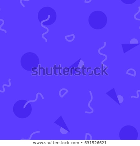 Stock photo: Seamless Pattern With 80s Memphis Geometics Style And Single Ton
