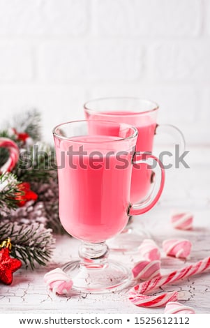 Stock photo: Ruby Hot Chocolate Or Pink Cocoa