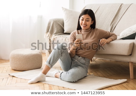 [[stock_photo]]: Asian Woman Surfing The Net
