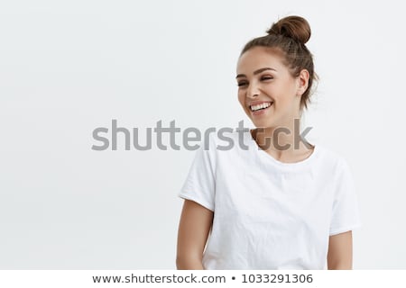 Stockfoto: Friendly Smiling Young Woman