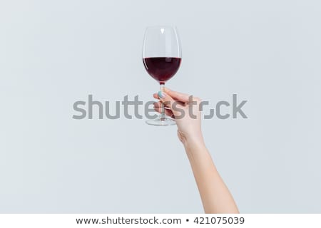 Сток-фото: Young Woman Holding Wine Glass