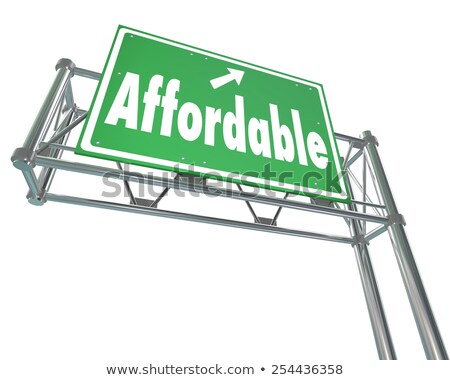 Stok fotoğraf: Best Value On Green Direction Arrow Sign