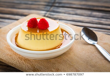 Stockfoto: Creme Caramel Vanilla Custard Dessert