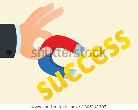 Stockfoto: Magnet And Profit Word