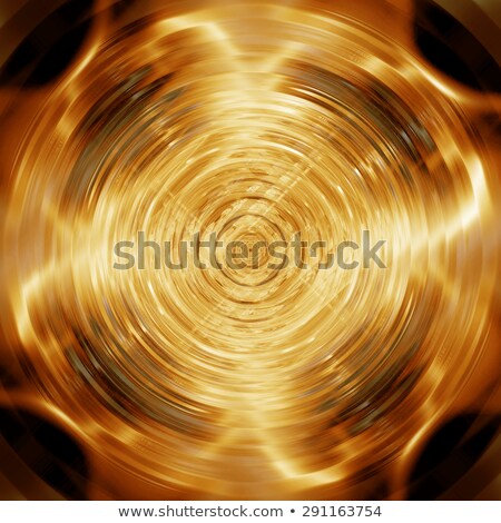 Stock photo: Abstract Golden Disk For Poster And Music Background