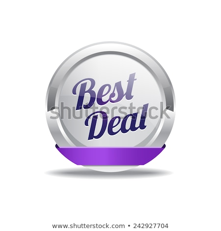 Foto d'archivio: Best Deal Purple Circular Vector Button