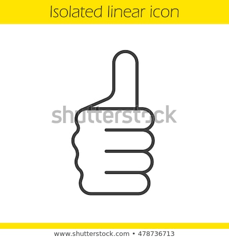 Foto stock: Thumbs Up Logo