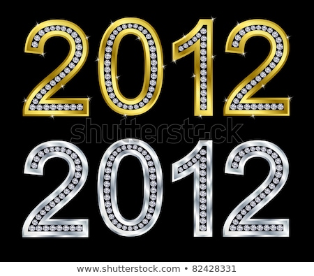 Stock photo: Vector Illustration Of Diamond 2012 Year