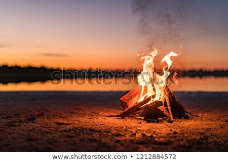 Stock fotó: Campfire