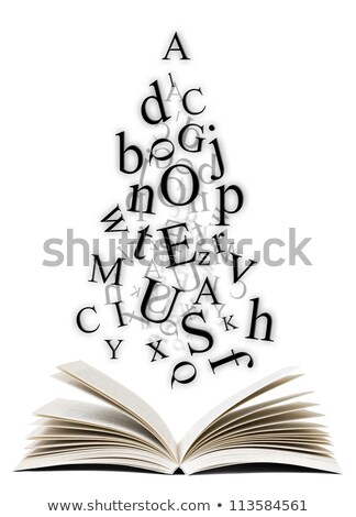 Stock photo: Glasses Over Open Bible