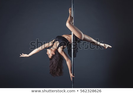 Сток-фото: Young Pole Dance Woman