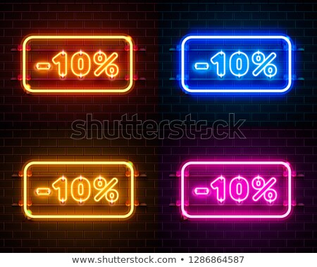 Foto stock: Abstract Ten Percent Off Concept