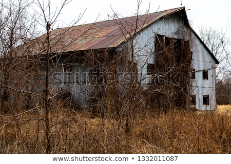 Stock fotó: Old Abandoned Barn