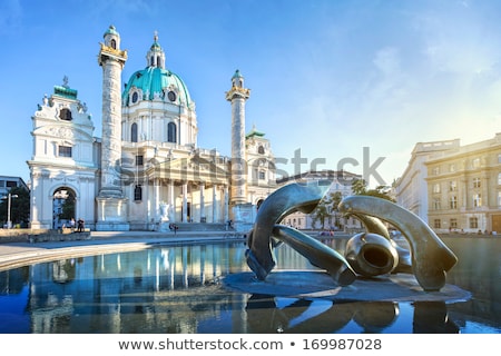 Сток-фото: St Charless Church Karlskirche In Vienna Austria