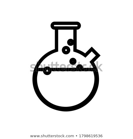 Stock photo: Beaker Flask Bottle Vector Illustration Clip Art Image