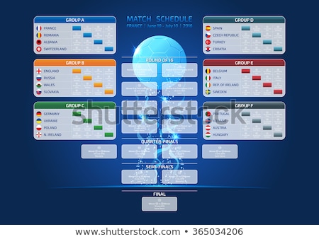 Foto stock: Football France 2016 - Groups