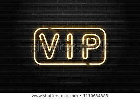 Stock fotó: Neon Vip Sign