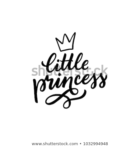 Stockfoto: Vector Little Princess Queen