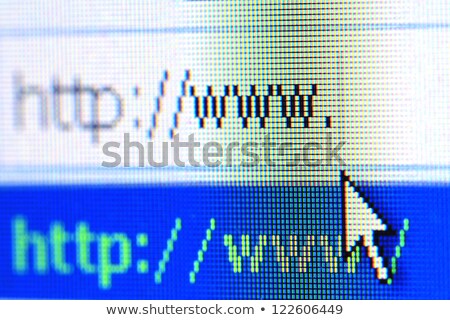 Stockfoto: Address Line Detail Of World Wide Web Browser