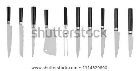 [[stock_photo]]: Big Kitchen Knife With Clipping Path