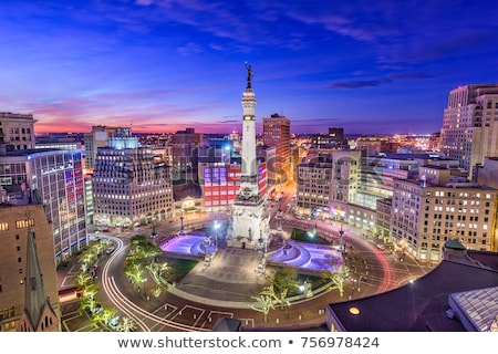Foto stock: Downtown Of Indianapolis